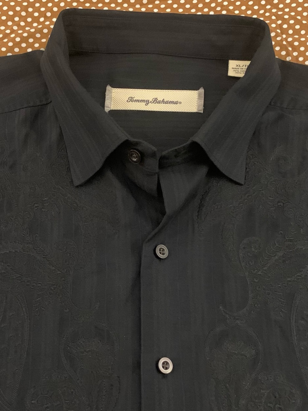 TOMMY BAHAMA LS Cotton/Silk Semi-Formal Shirt